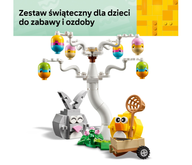 LEGO ICONIC 40808 Poszukiwanie pisanek z zajączkiem i kurczaczkie - 1473437 - zdjęcie 12